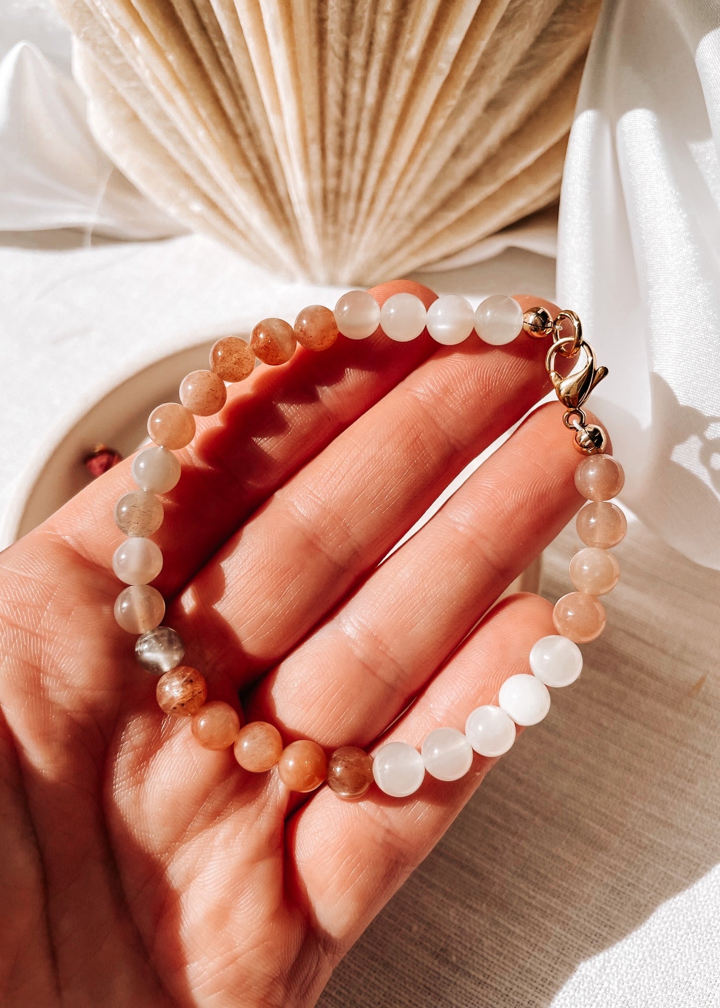 Sunstone & Moonstone Bracelet