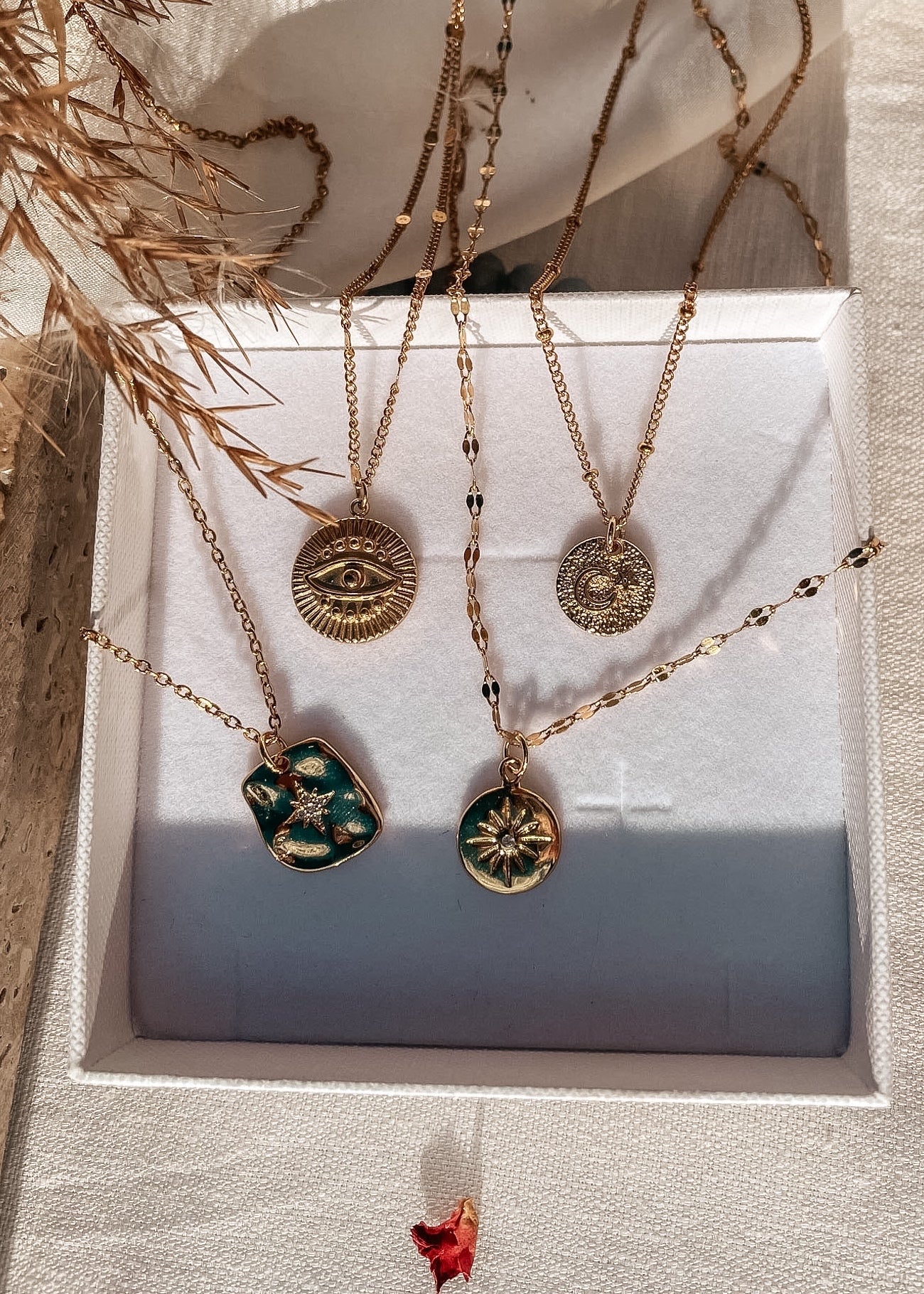 Evil Eye Gold Necklce