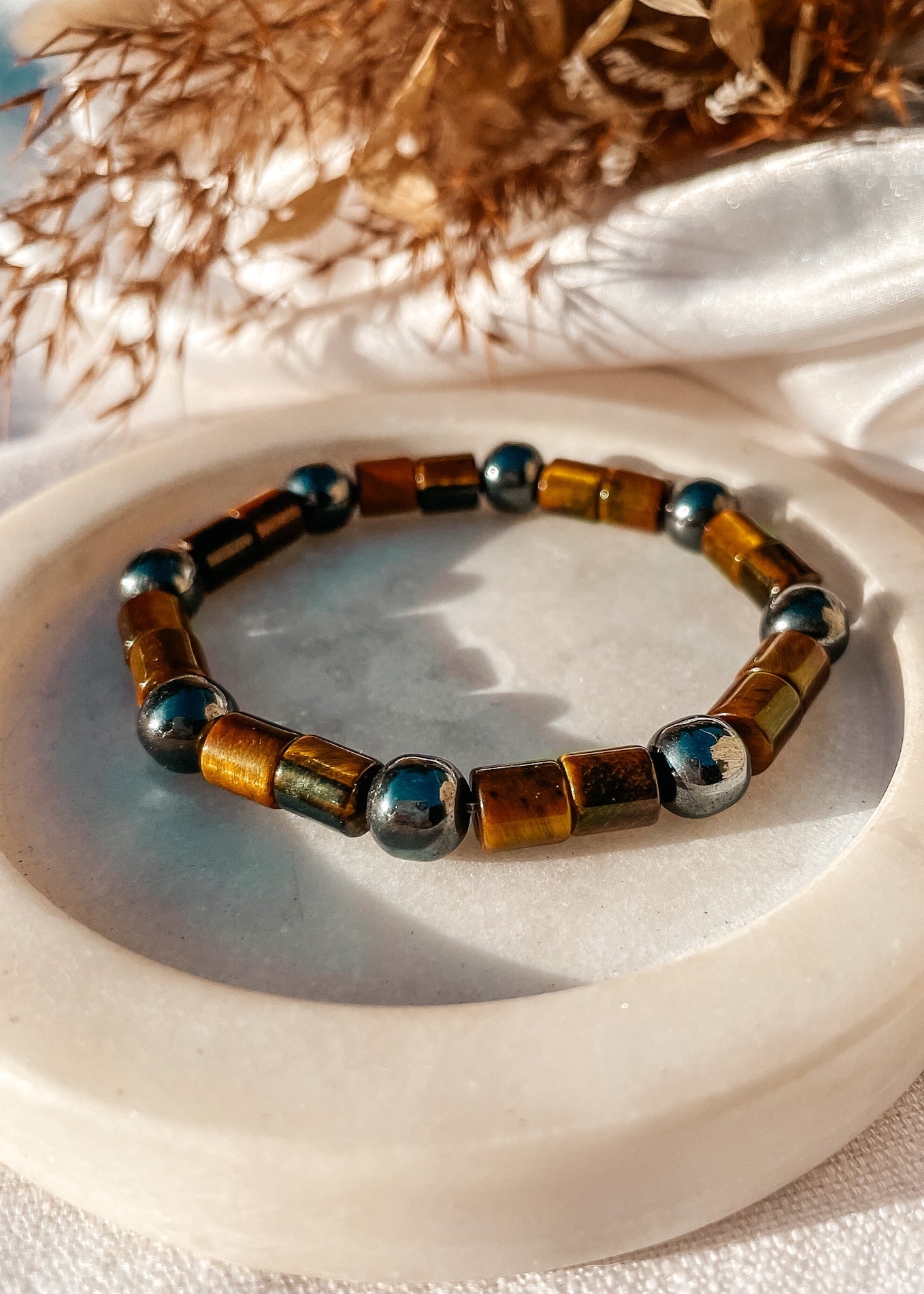 Tiger Eye Hematite Bracelet