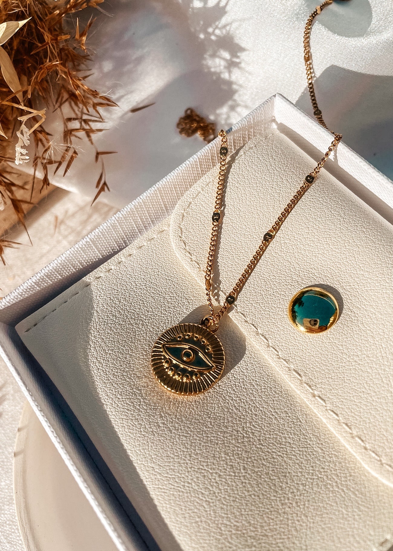 Evil Eye Gold Necklce