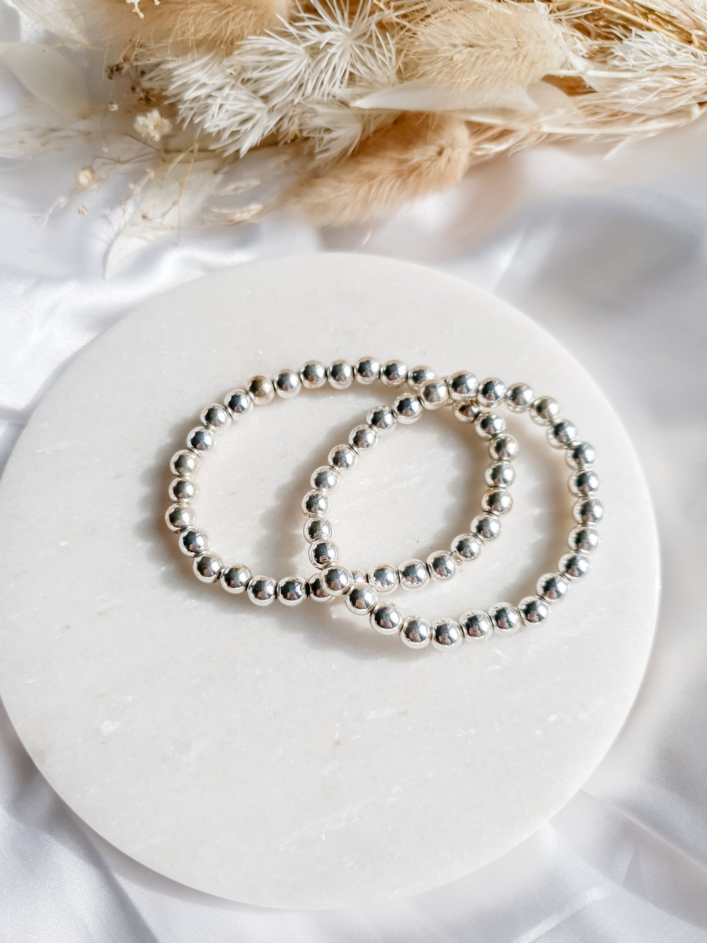 Silver Hematite Bracelet