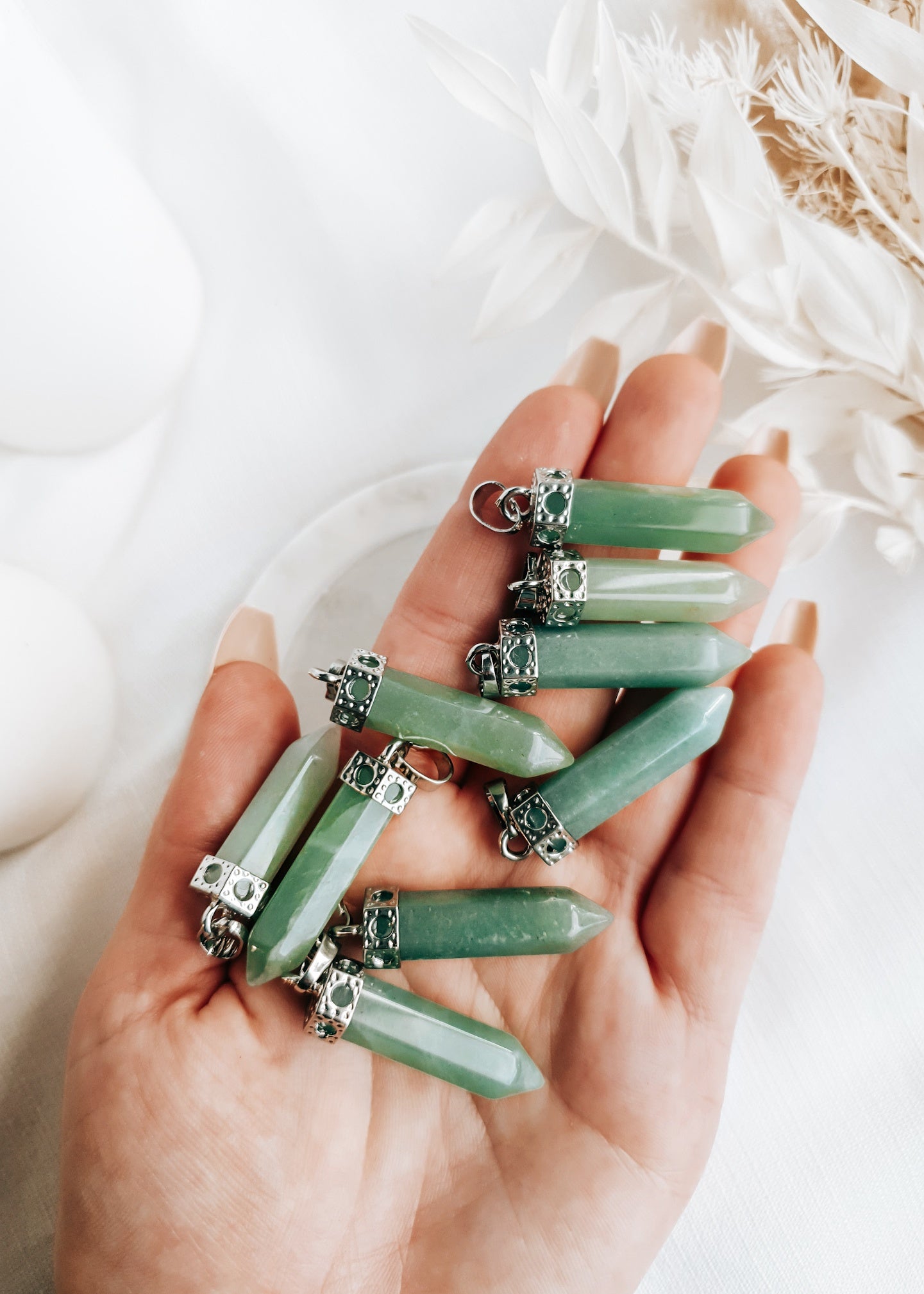 Green Aventurine Point Pendant