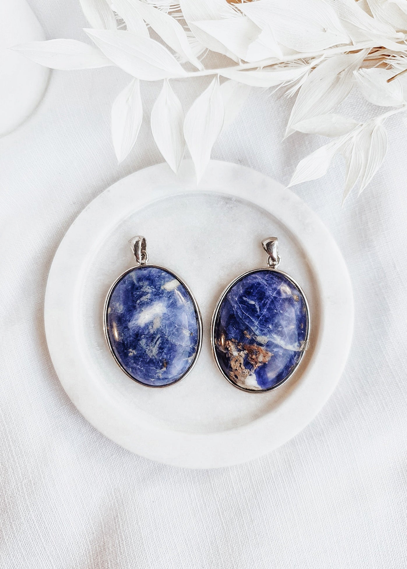 Sodalite Oval Pendant