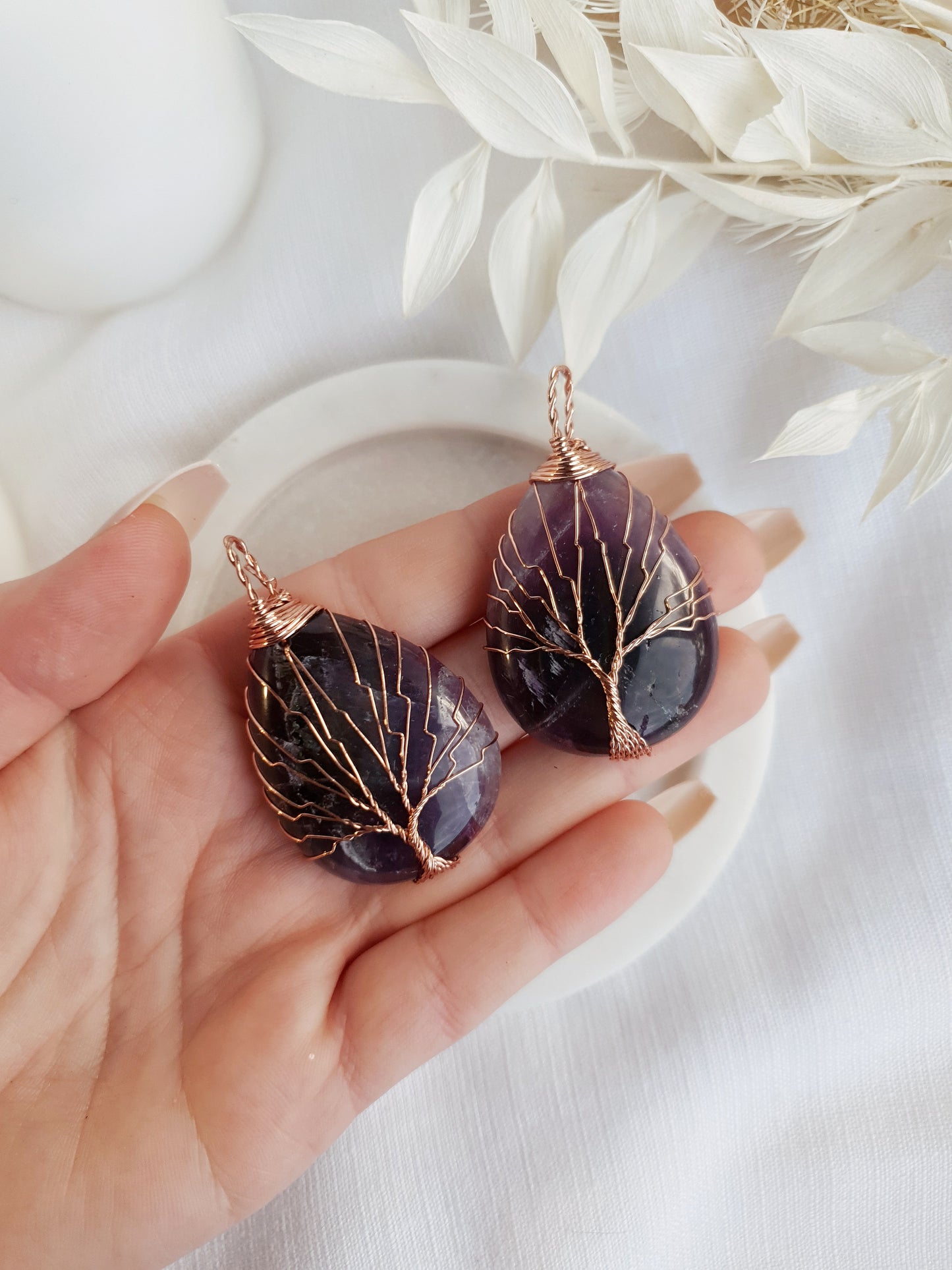 Tree Of Life Pendant - Amethyst