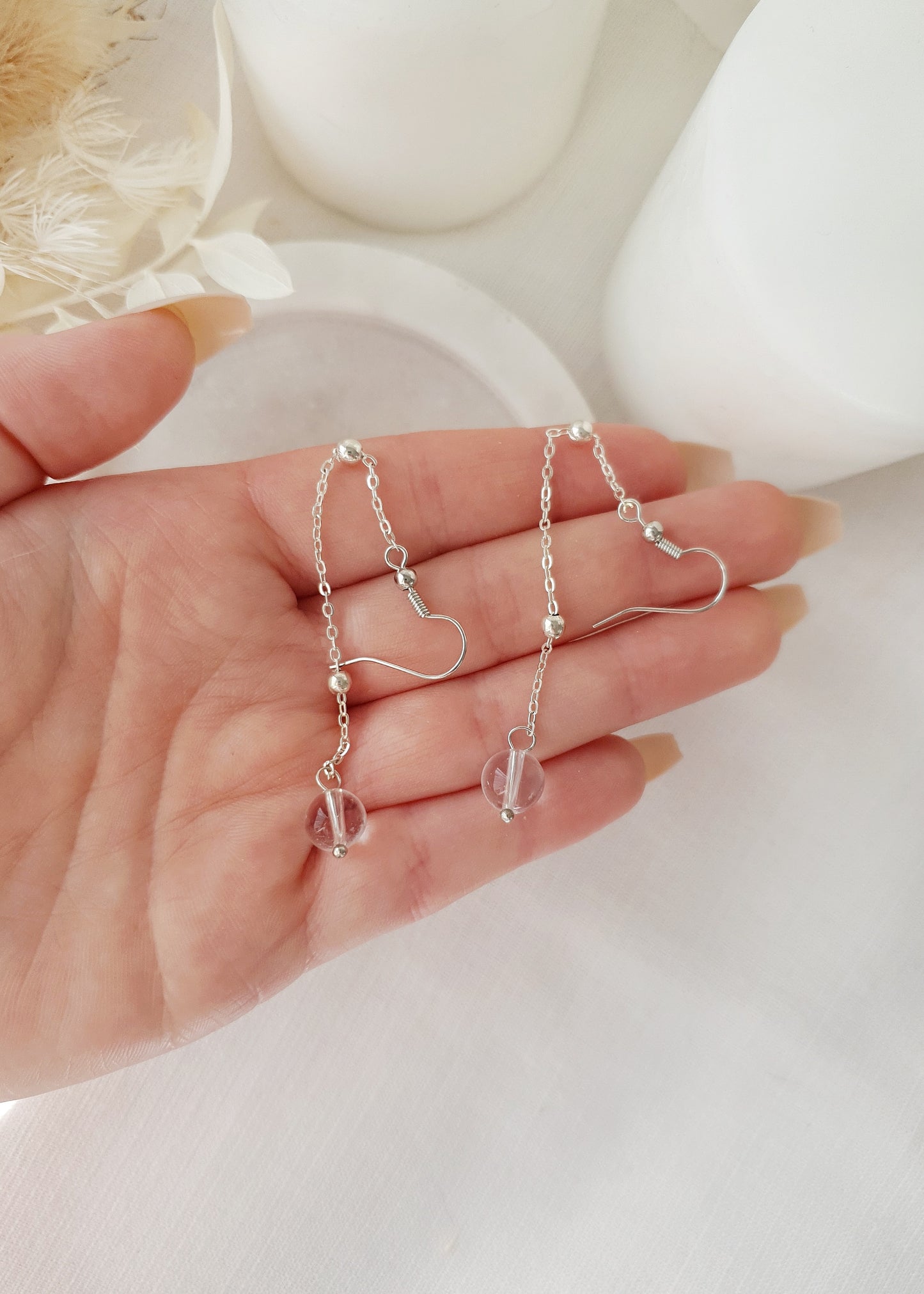 Gemstone Chain Drop