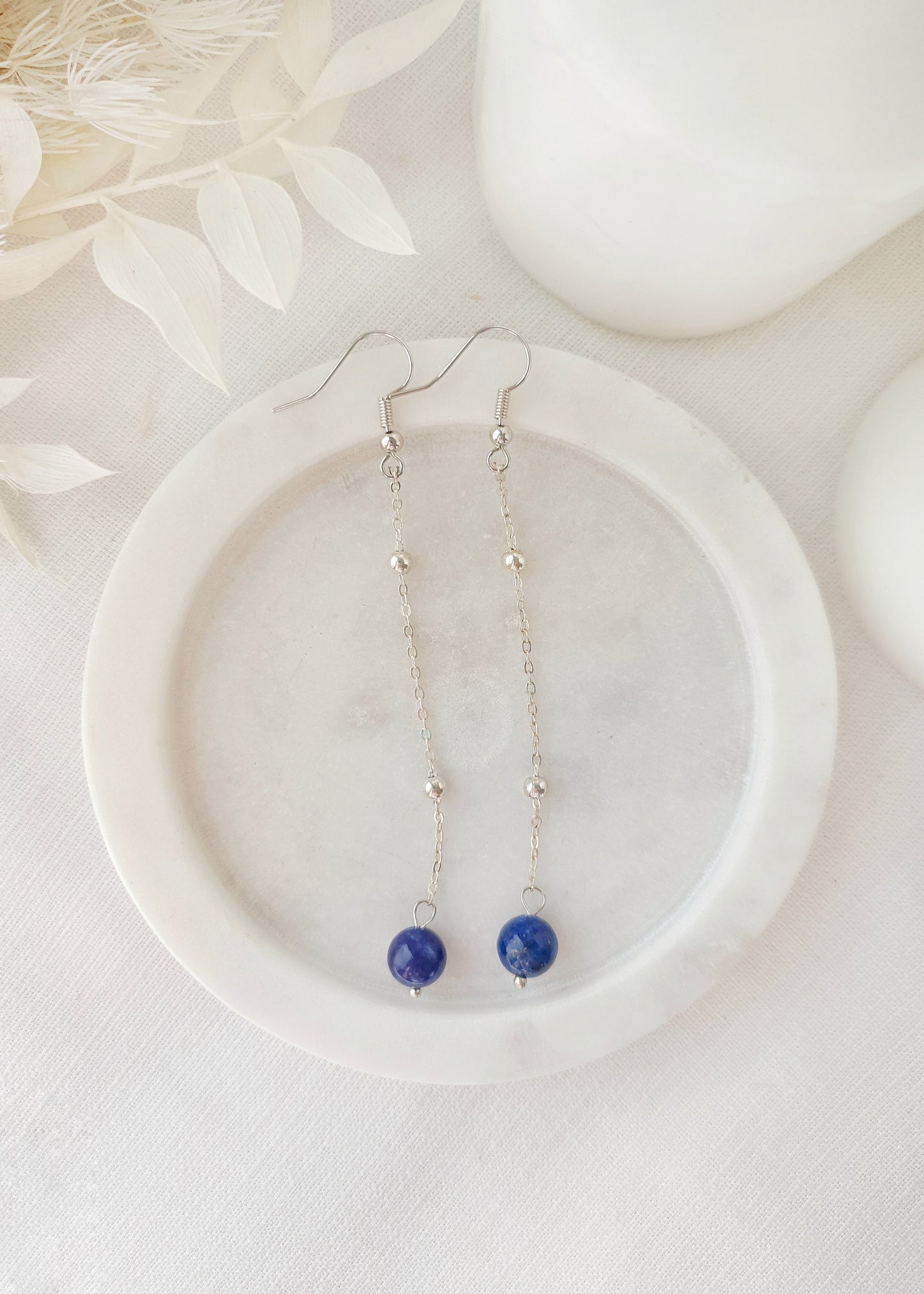 Gemstone Chain Drop