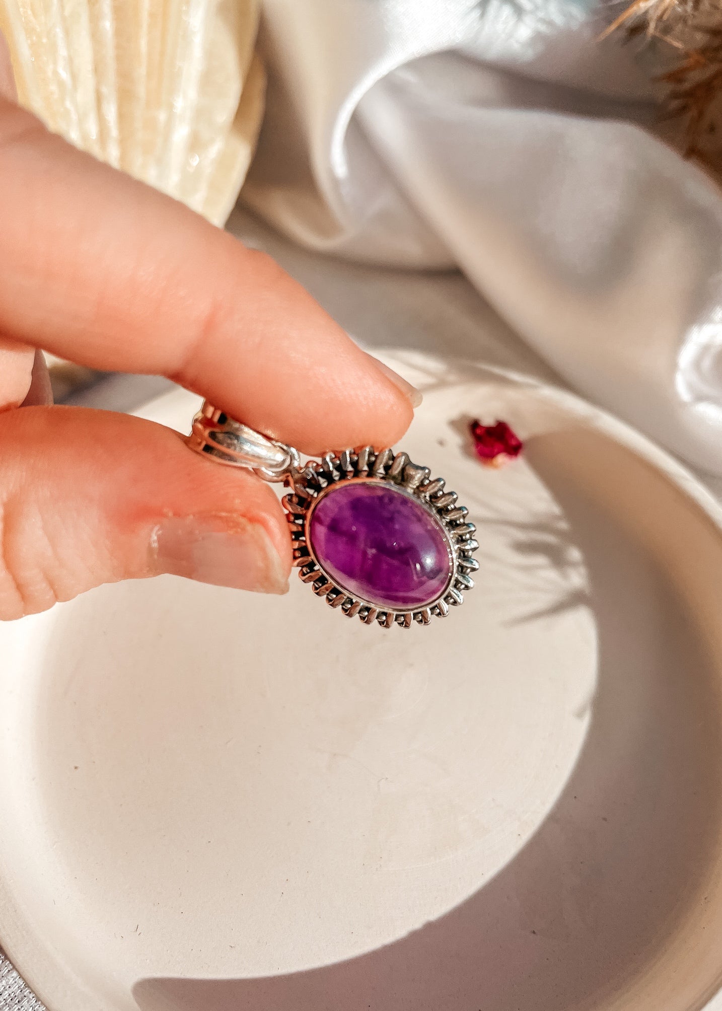 Katrina Amethyst Pendant