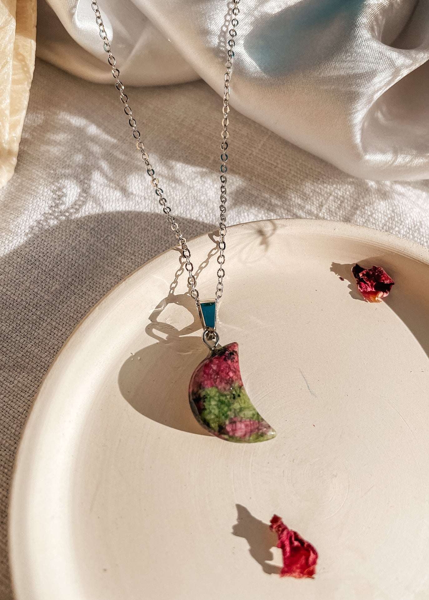 Dainty Moon Pendant