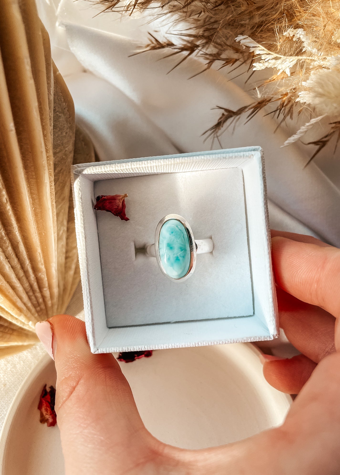 Nadia Larimar Ring Size