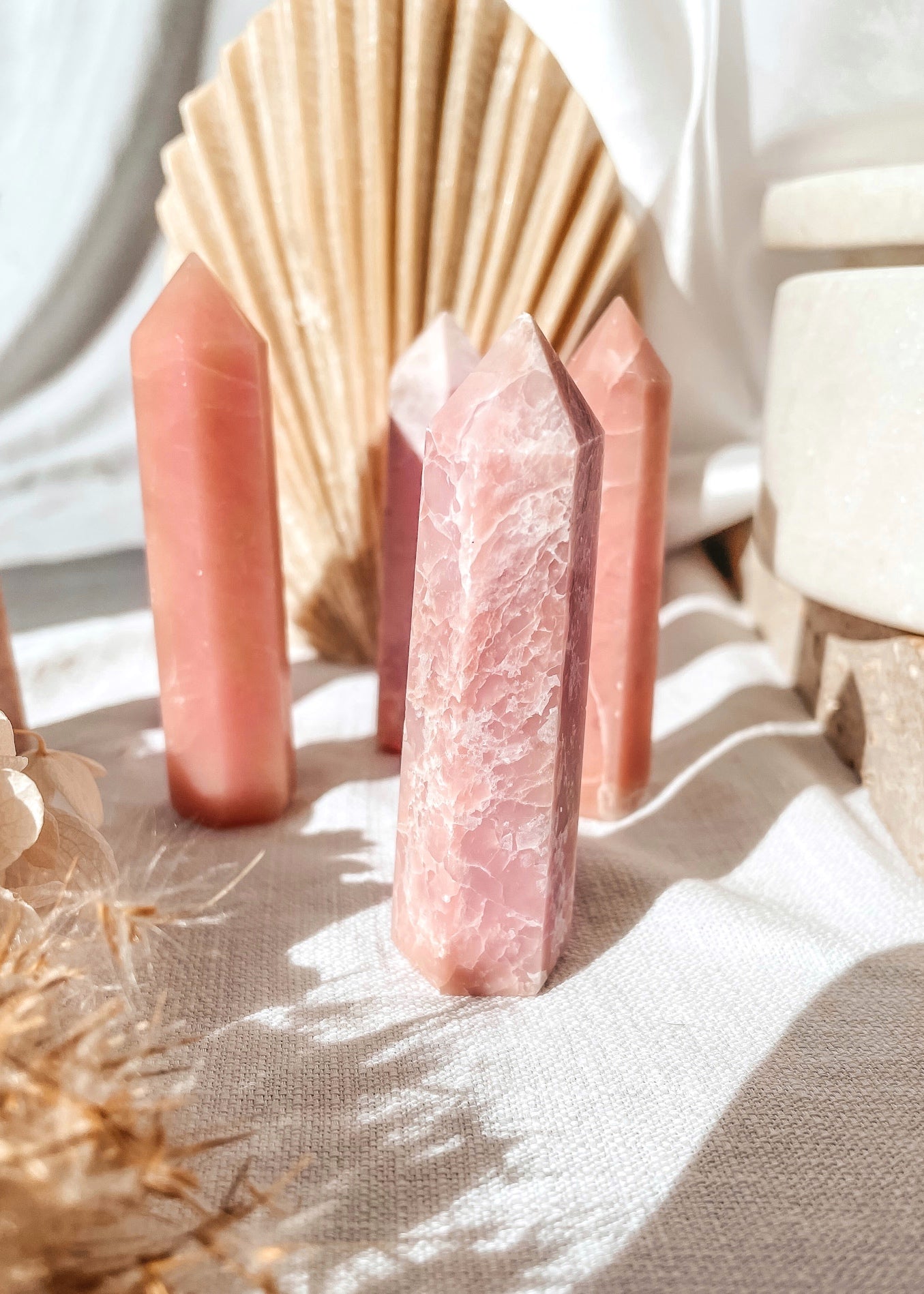 Pink Opal Tower Point