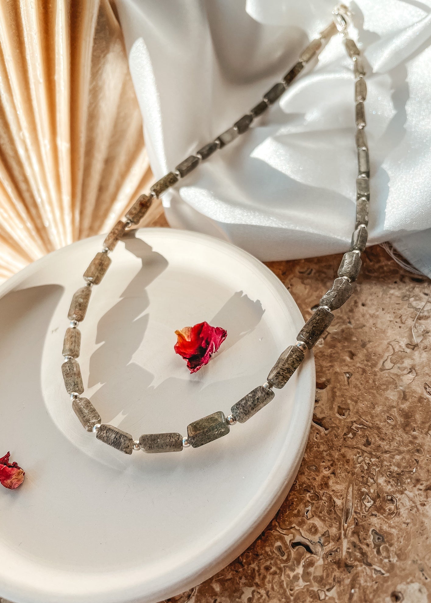 Labradorite Bead Necklace