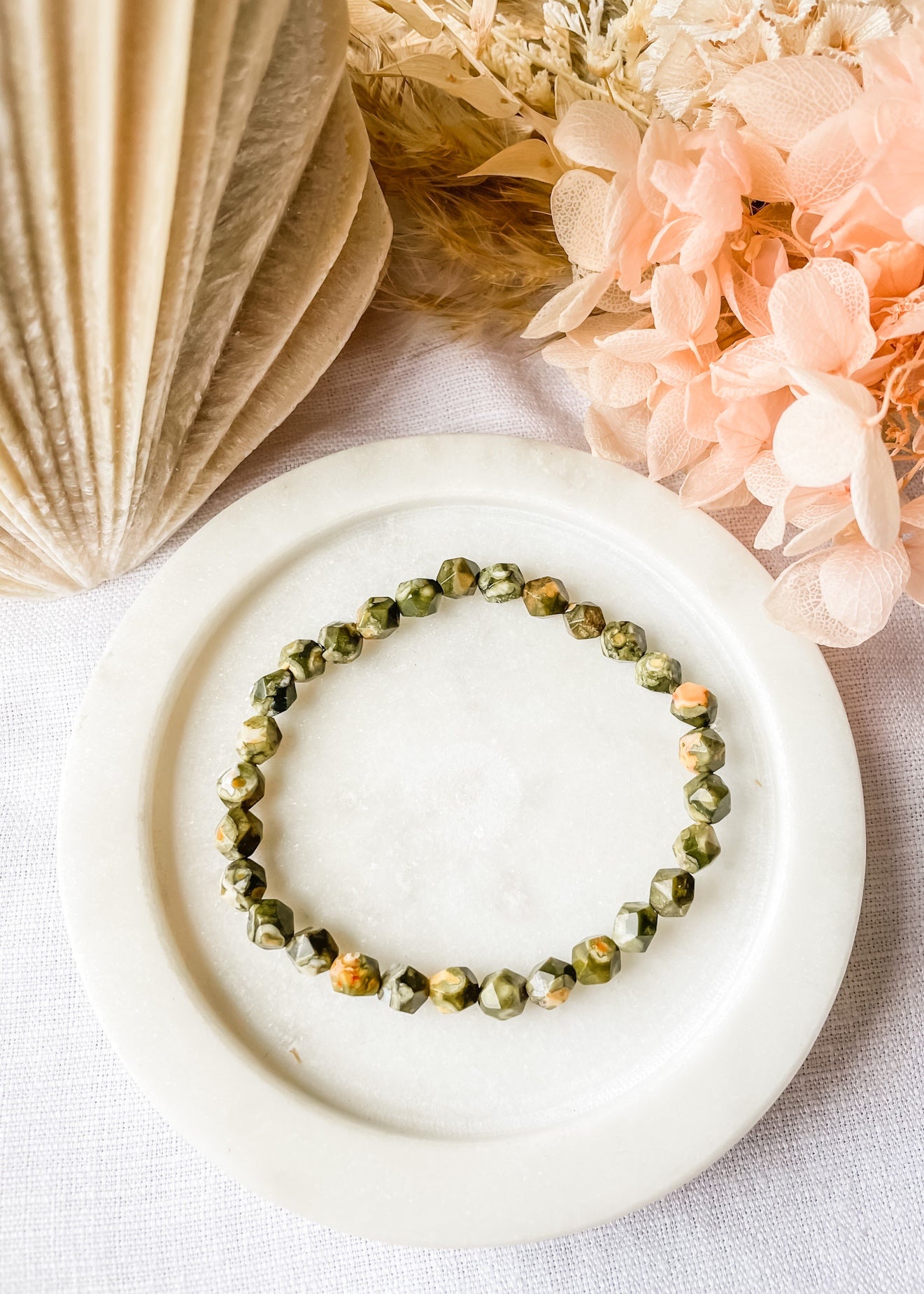 Rhyolite (Rainforest Jasper) Bracelet