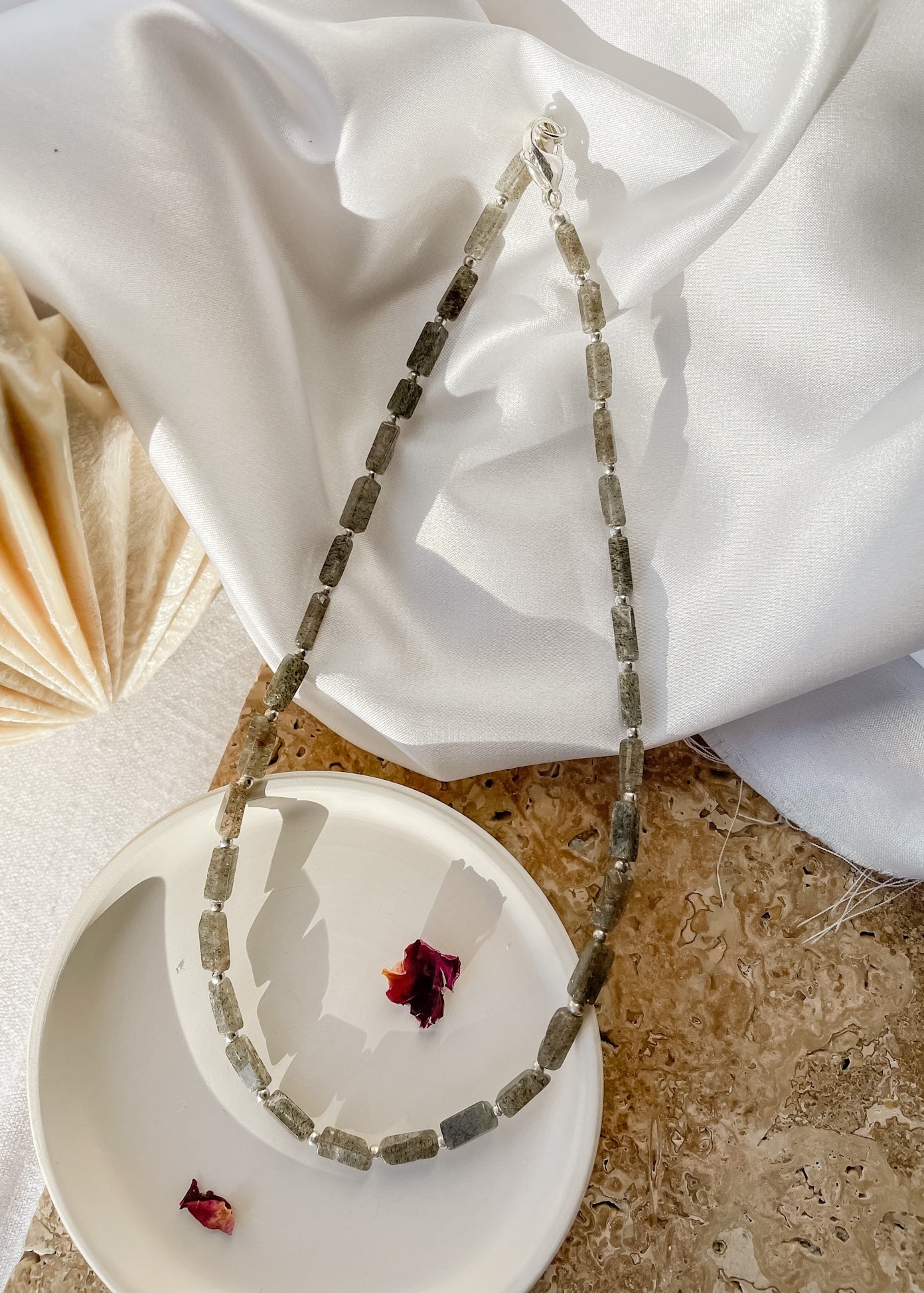 Labradorite Bead Necklace