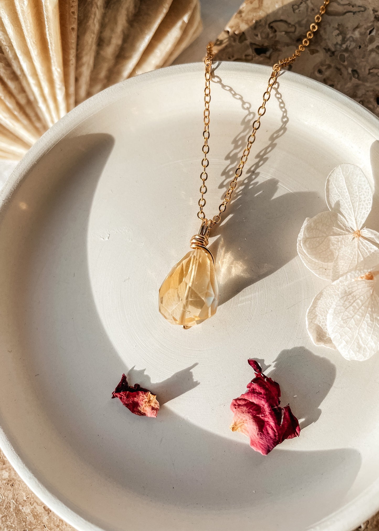Natural Citrine Necklace