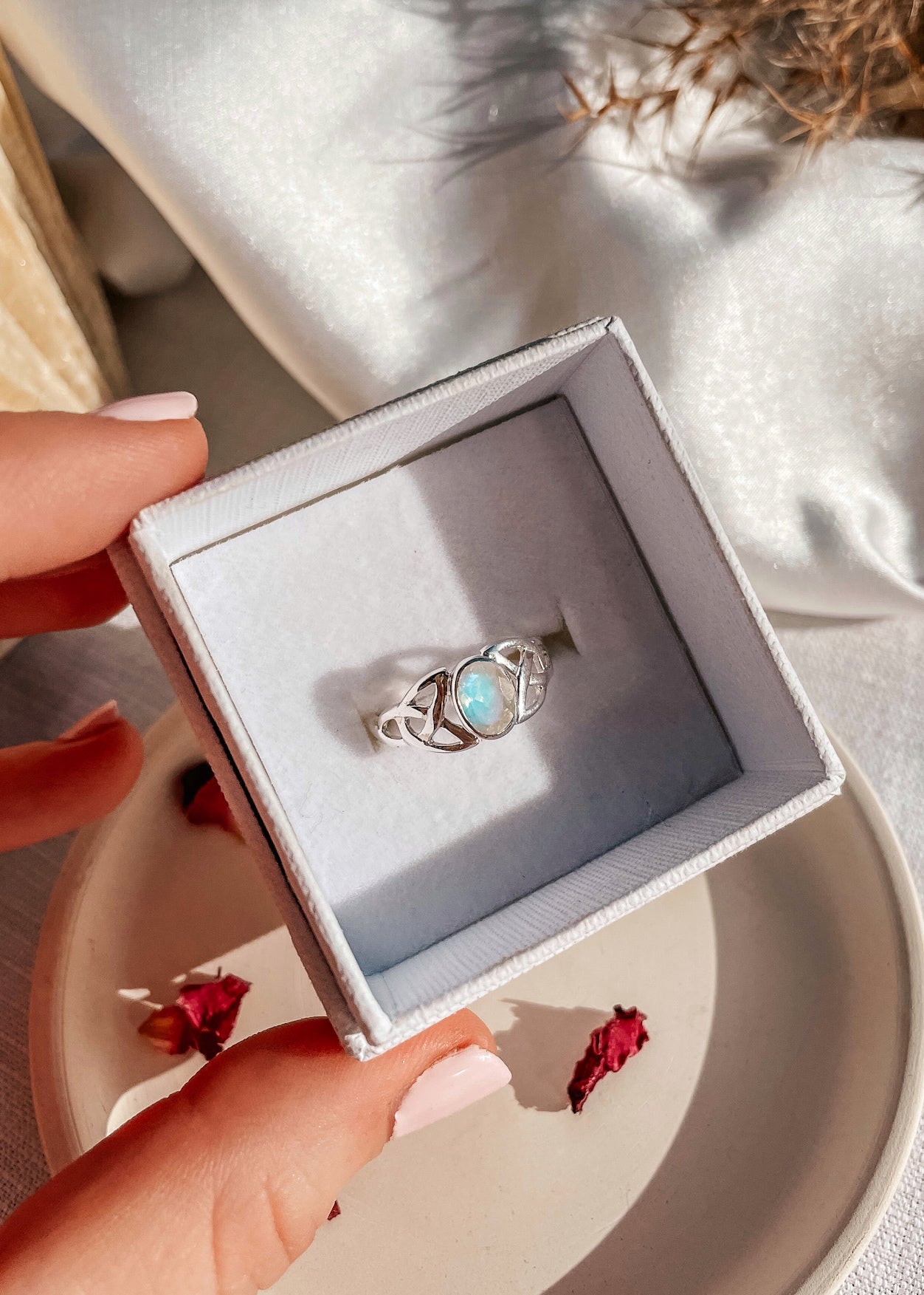 Athena Moonstone Ring
