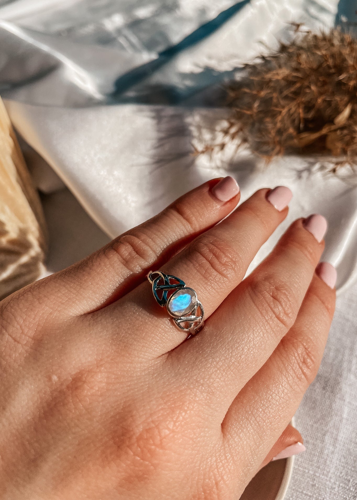 Athena Moonstone Ring