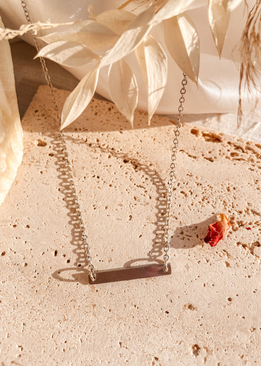 Simple Bar Stacking Necklace