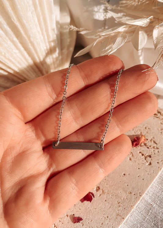 Simple Bar Stacking Necklace