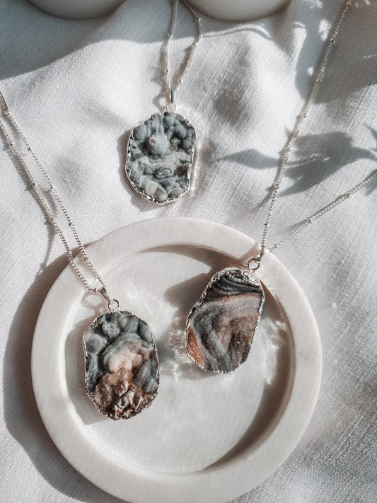 Druzy Agate Pendant
