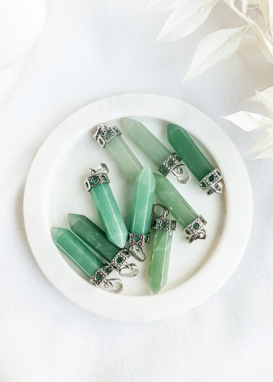 Green Aventurine Point Pendant