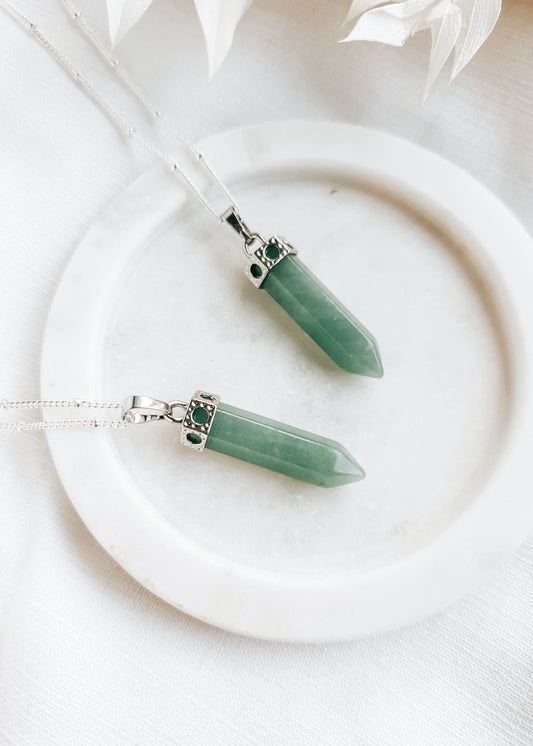 Green Aventurine Point Pendant