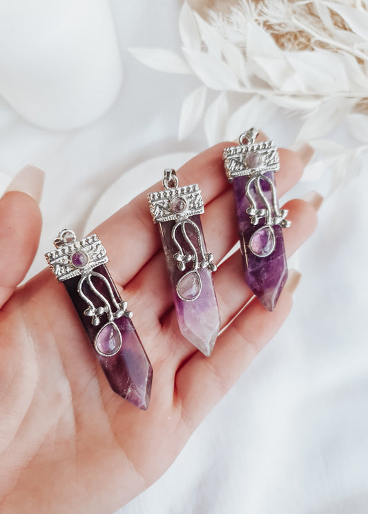 Amethyst Vine Pendant