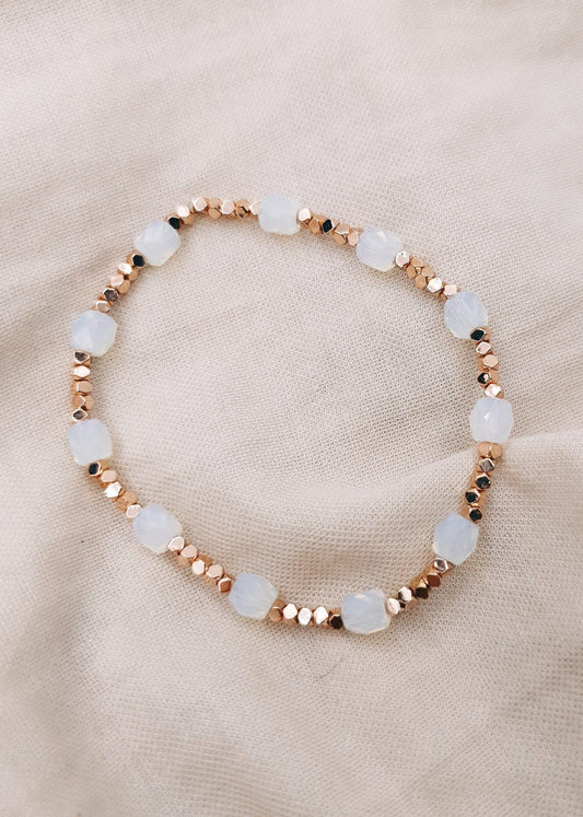 Opalite & Rose Gold Hematite