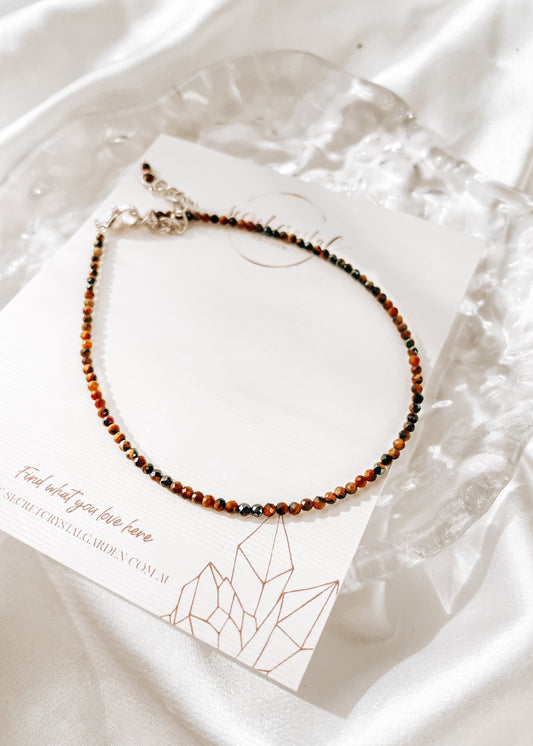 Tiger Eye Anklet
