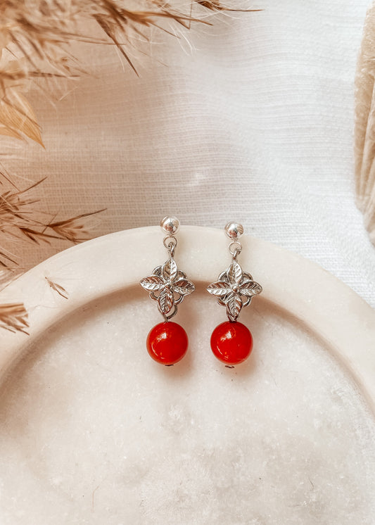 Alara Carnelian Earrings