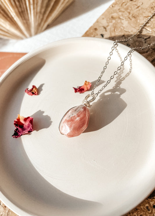 Rhodochrosite Necklace