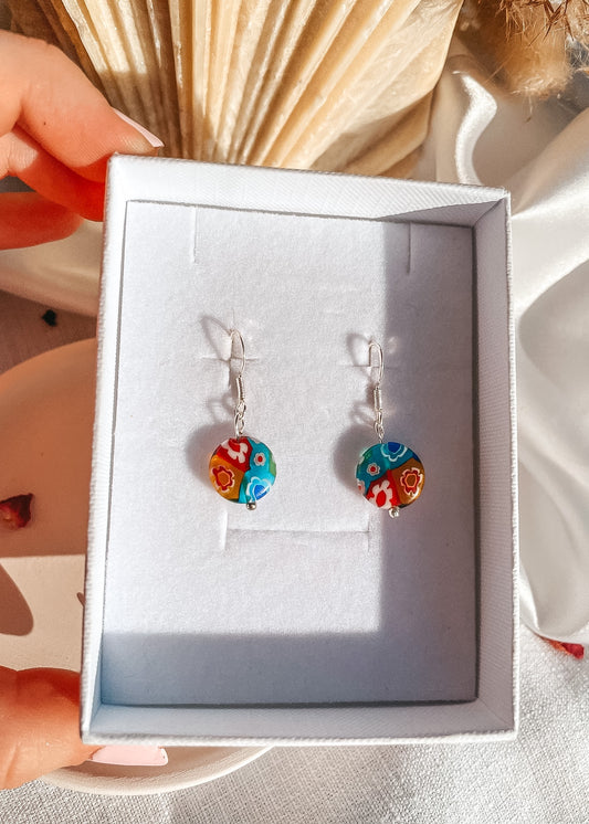Milli Fiori Mini Flat Earring