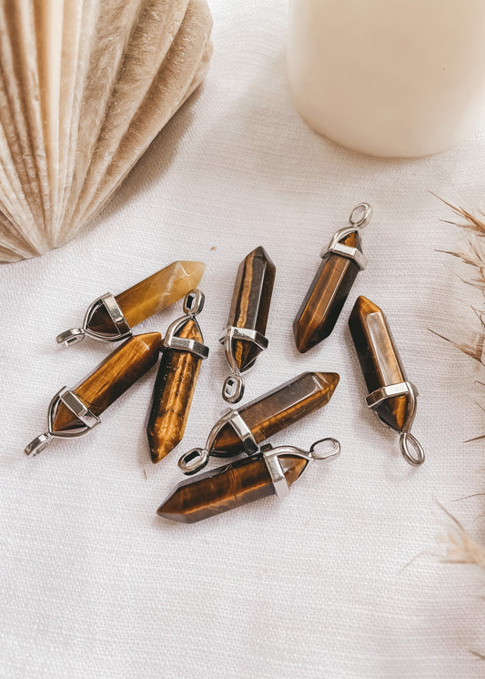 Tiger Eye Point Pendant