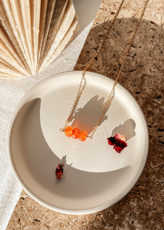 Carnelian Bar Necklace