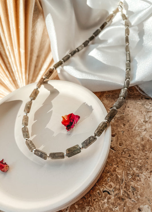 Labradorite Bead Necklace