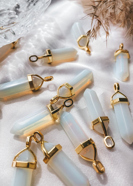 Opalite Gold Pendant